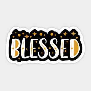 Blessed - Autumn Thanksgiving Sticker